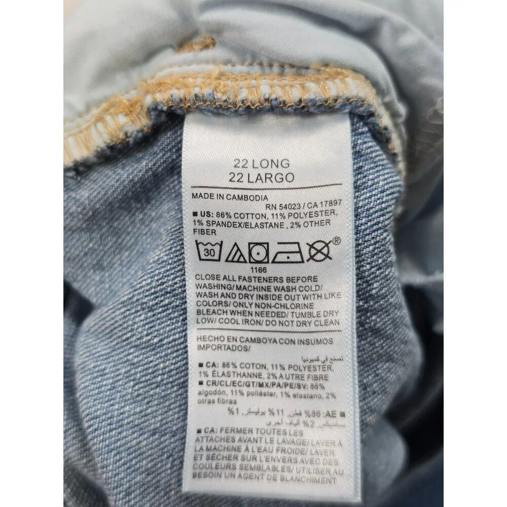 Old Navy Womens 5 PAIRS Jeans Size 22L 22 Long Mid-Rise Denim - Picture 8 of 16